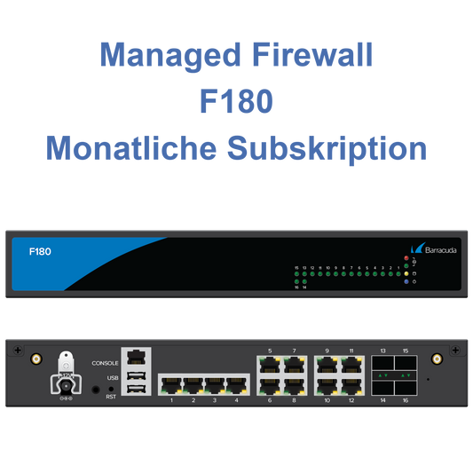 Managed Firewall F180 - monatliche Subskription