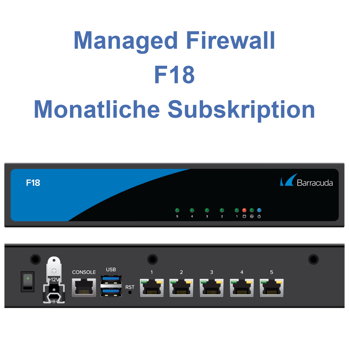 Managed Firewall F18 - monatliche Subskription