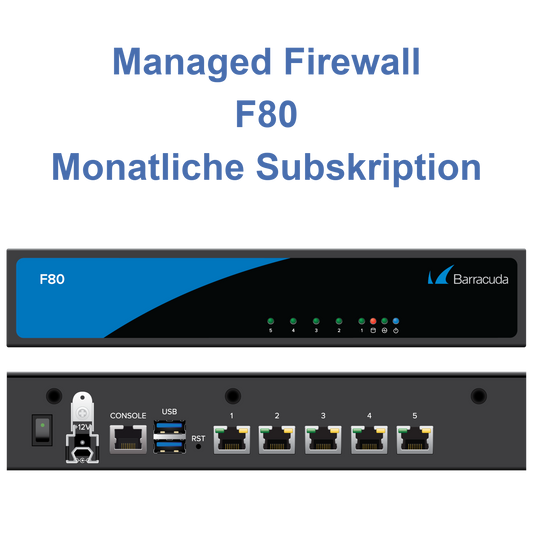Managed Firewall F80 - monatliche Subskription
